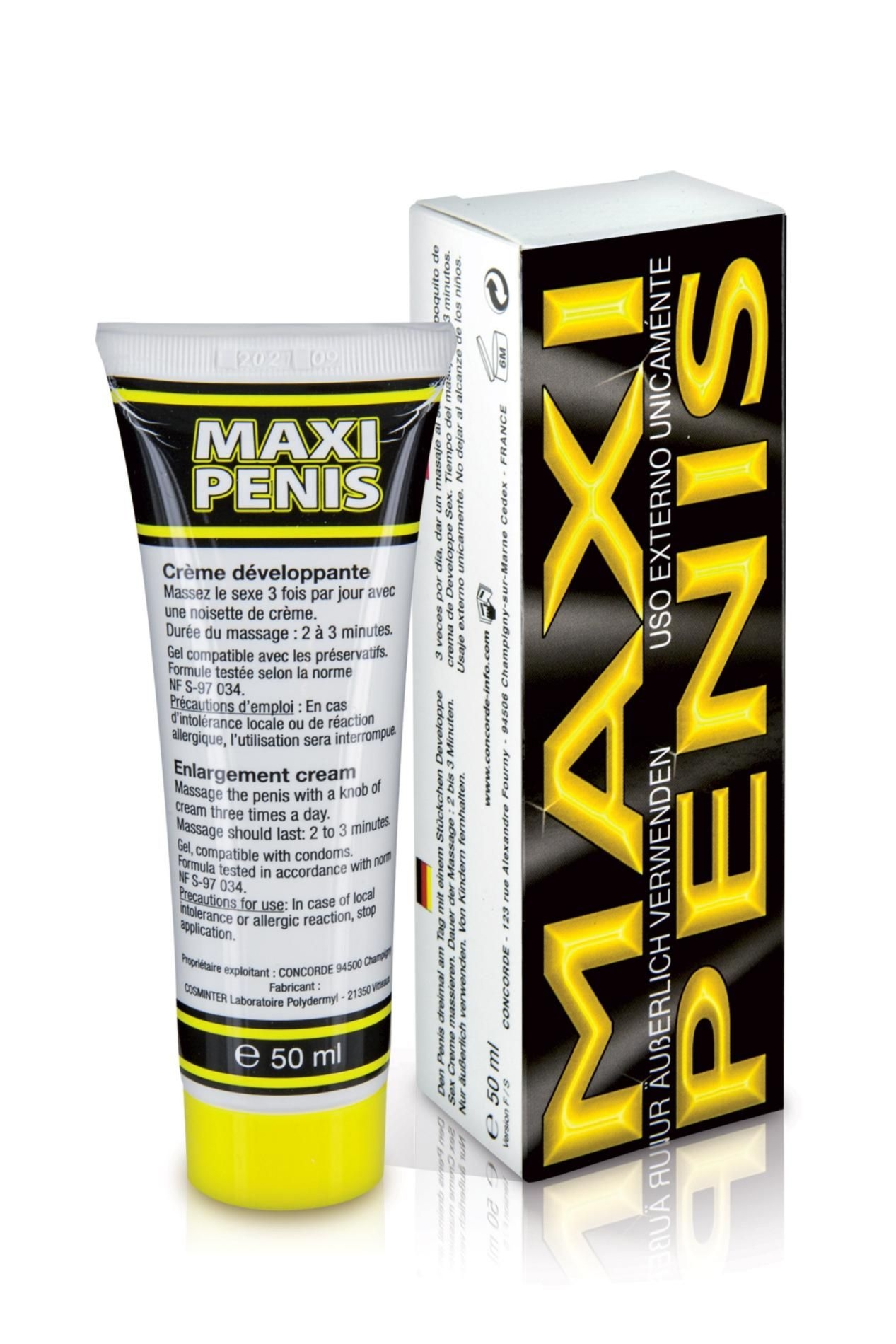 Krem na Powiększenie Penisa MAXI PENIS 50ml | 100% ORYGINAŁ| DYSKRETNA PRZESYŁKA