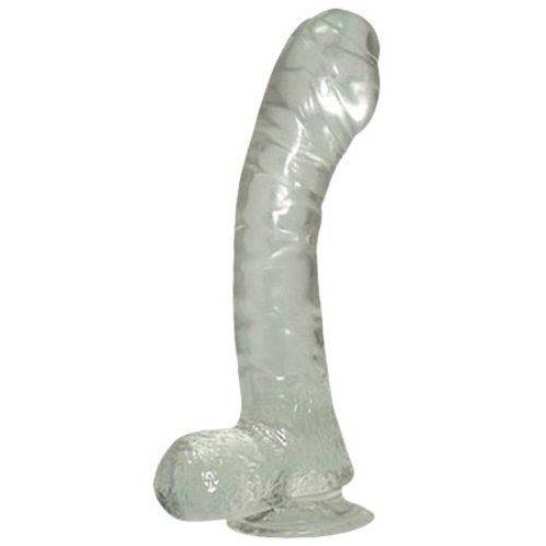 Dildo z Przyssawką Żelowe 17 cm Przezroczyste | 100% ORYGINAŁ