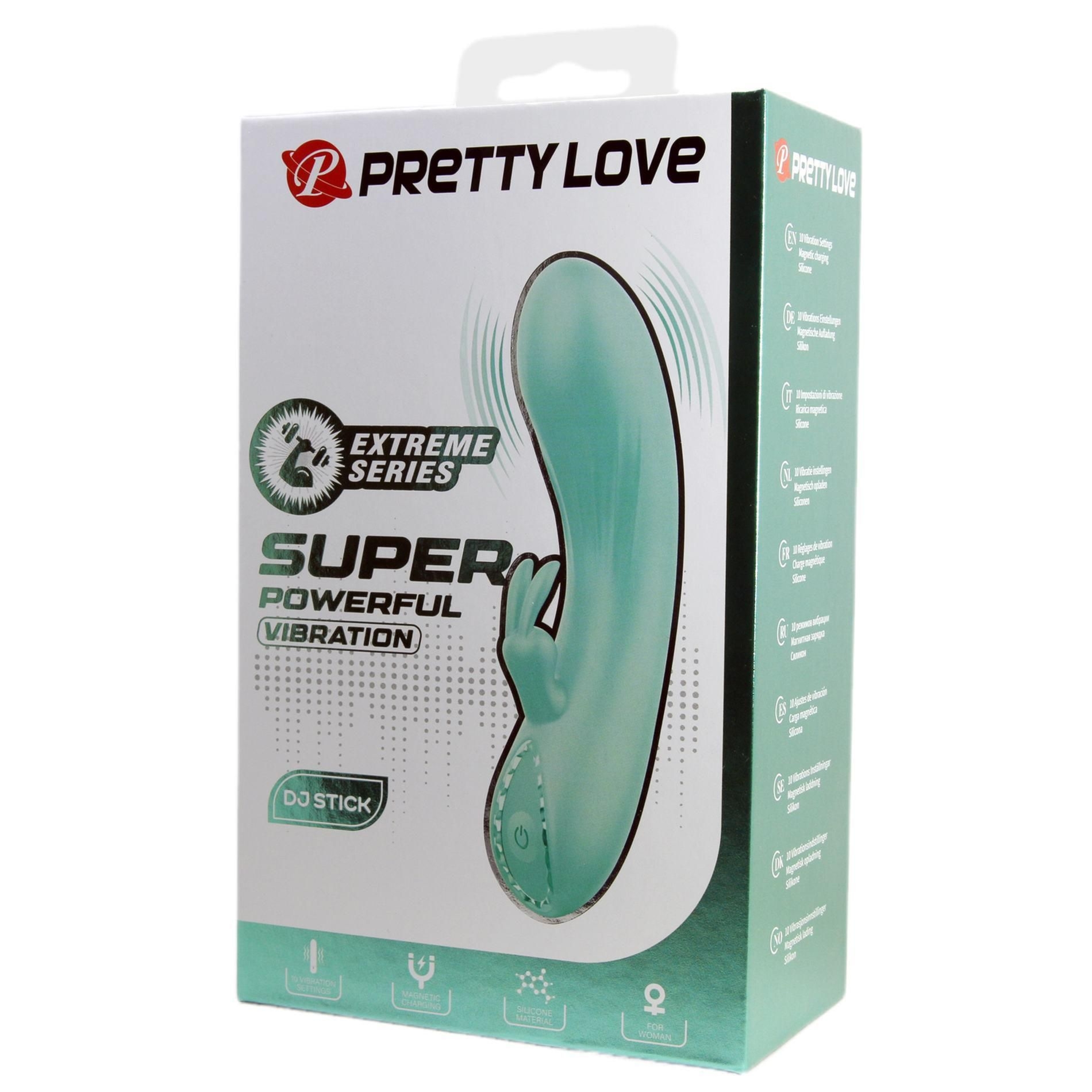 Wibrator Króliczek DJ STICK Pretty Love Ładowany USB | 100% ORYGINAŁ