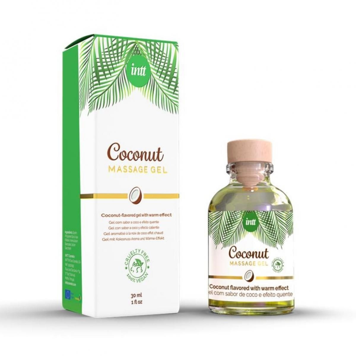 Żel Do Masażu Massage Gel Coconut Vegan 30 Ml intt | 100% ORYGINAŁ