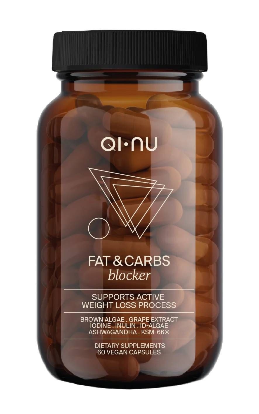 Suplement Diety 60 Kapsułek Fat&Carbs Blocker Qi-Nu