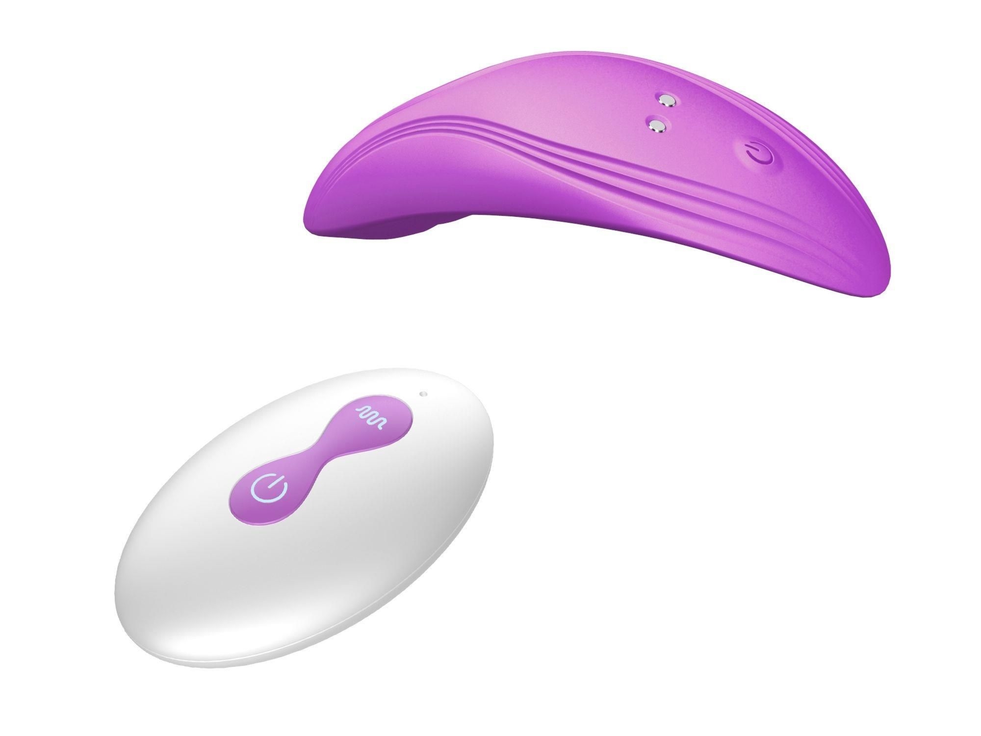 Stymulator Łechtaczki Ultrathin Wearable Remote Mini Vibe Purple B - Series Cute Sterowany Zdalnie Fioletowy | 100% ORYGINAŁ
