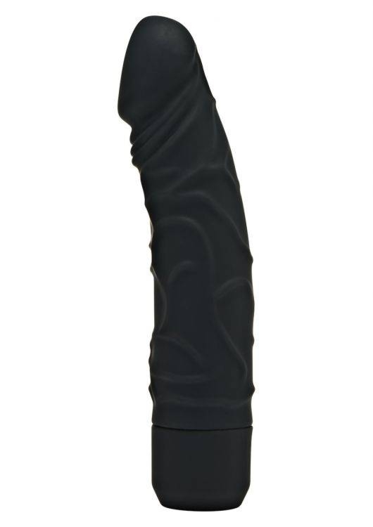 Klasyczny Silikonowy Wibrator 20cm Czarny | 100% ORYGINAŁ