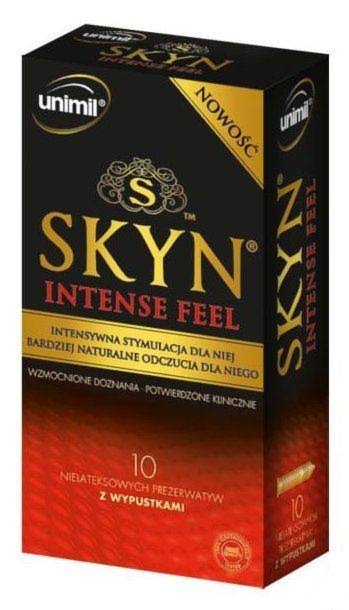 Skyn Intense Feel Prezerwatywy Nielateksowe 10 Szt. Unimil