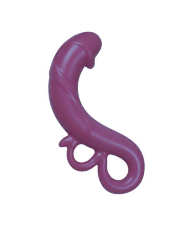 Dildo do Stymulacji Punktu G lub Prostaty Fioletowy