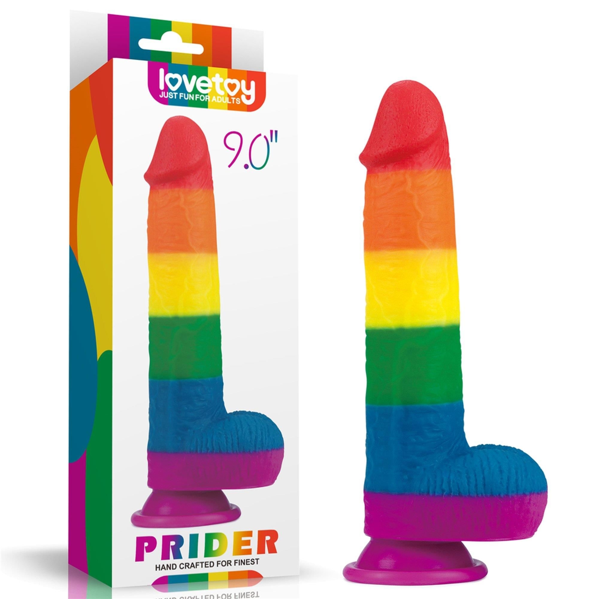 Dildo z Przyssawką Prider Lovetoy 22,9 Cm | 100% ORYGINAŁ