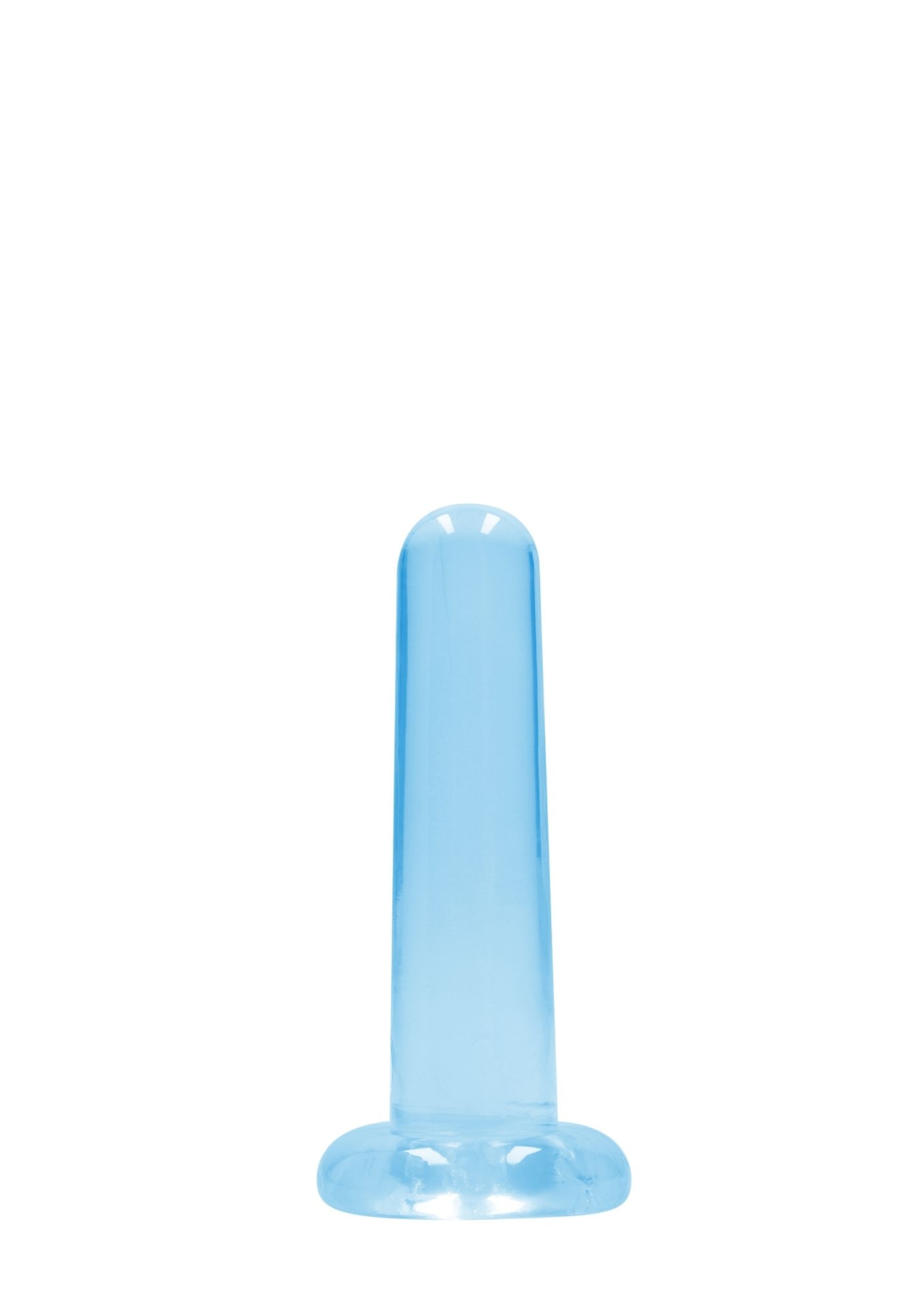 Małe Dildo z Przyssawką Crystal Clear Realrock 13,5 cm Niebieski