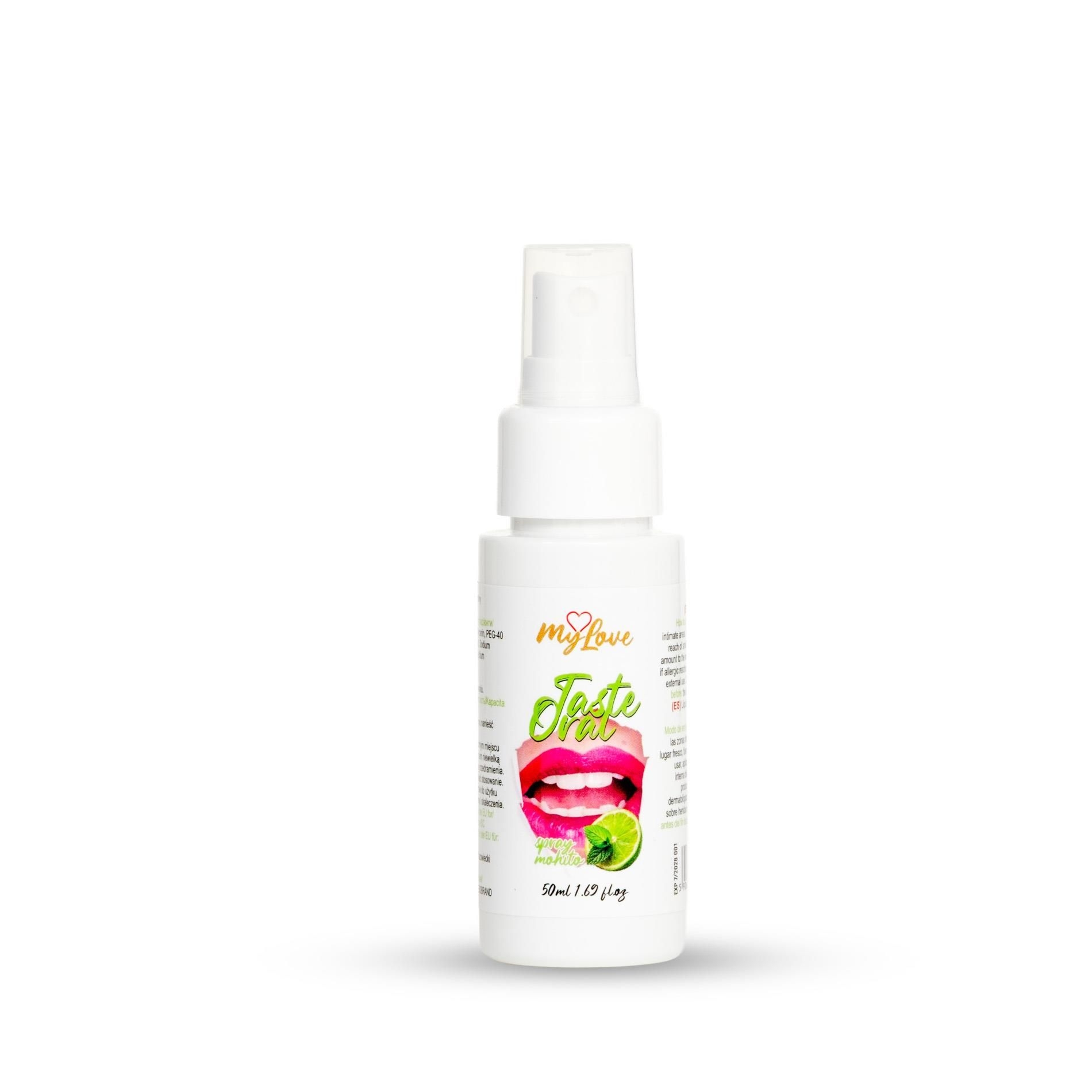 Spray Smakowy Do Seksu Oralnego Mojito MyLove 50 ml