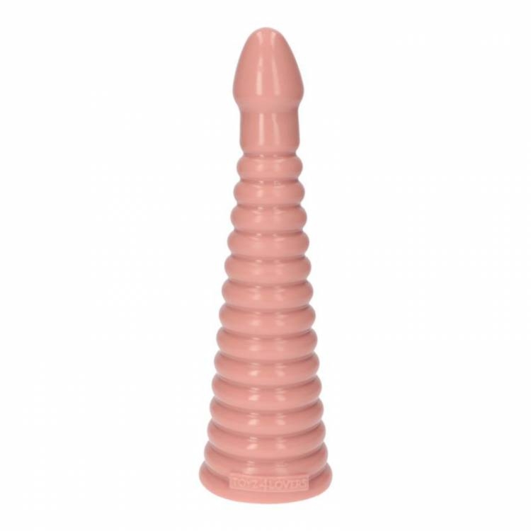 Prążkowana Wtyczka Analna Stopniowana 26cm Cielisty | 100% ORYGINAŁ| DYSKRETNA PRZESYŁKA