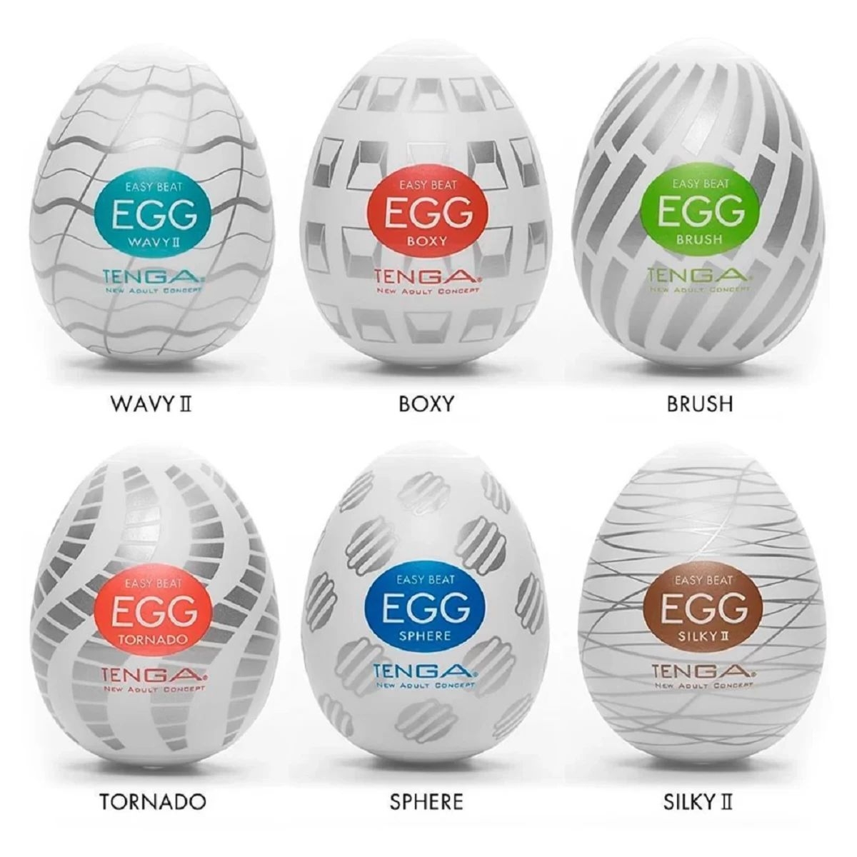 Zestaw masturbatorów Egg Variety Pack New Standard Tenga
