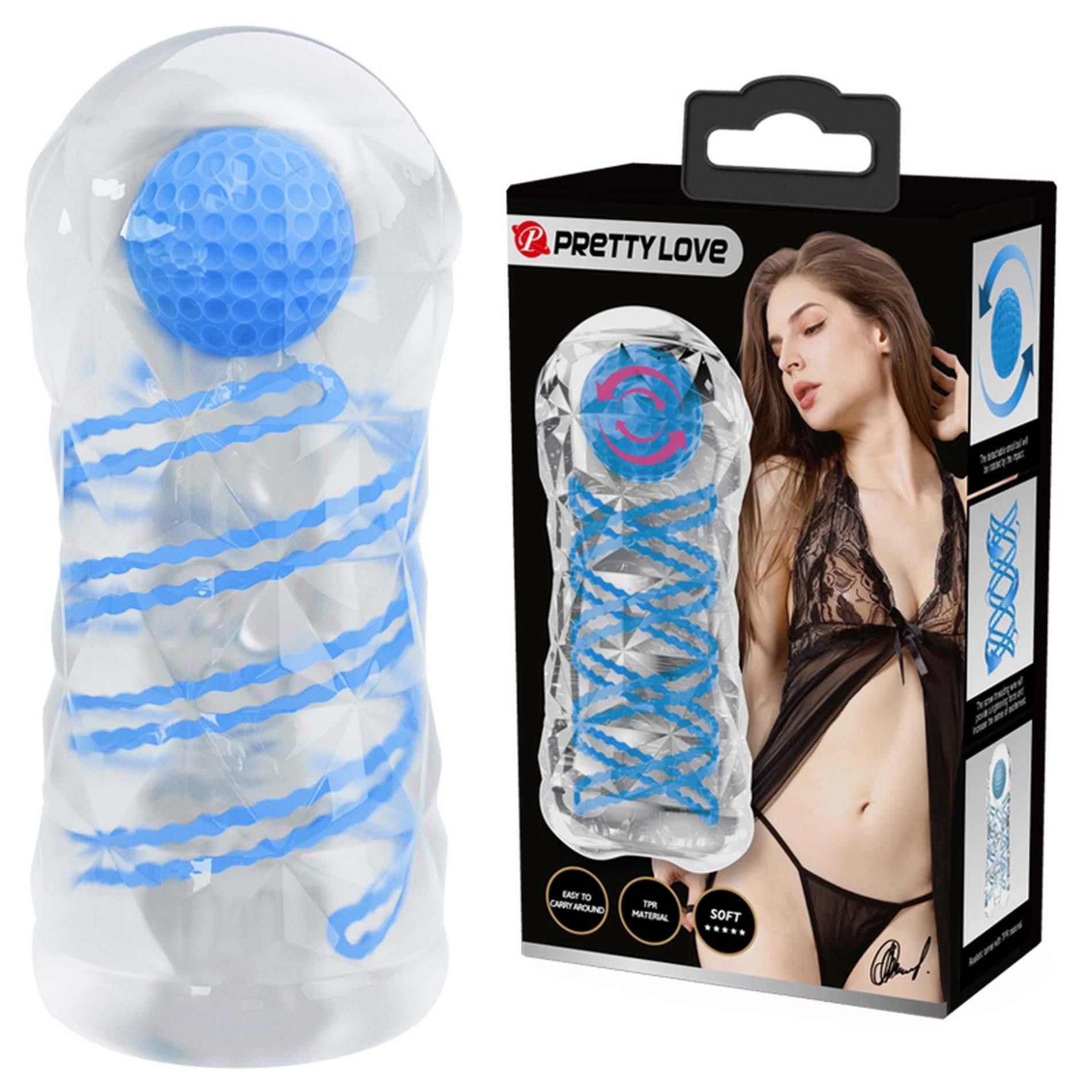 Masturbator TPR Transparent Masturbator Pretty Love Przezroczysty | 100% ORYGINAŁ