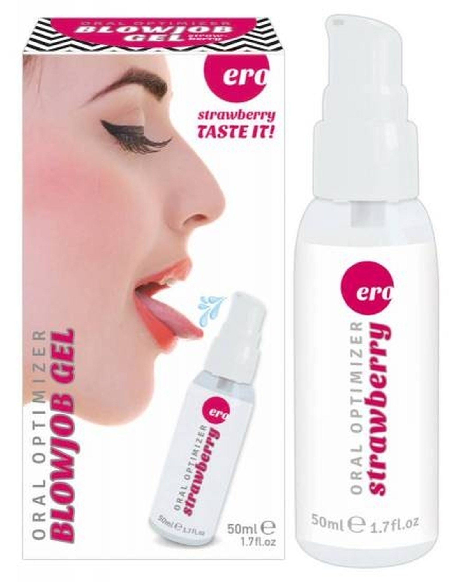 Żel Ero By Hot Oral Optimizer Deepthroat Gel Strawberry 50ml Shots