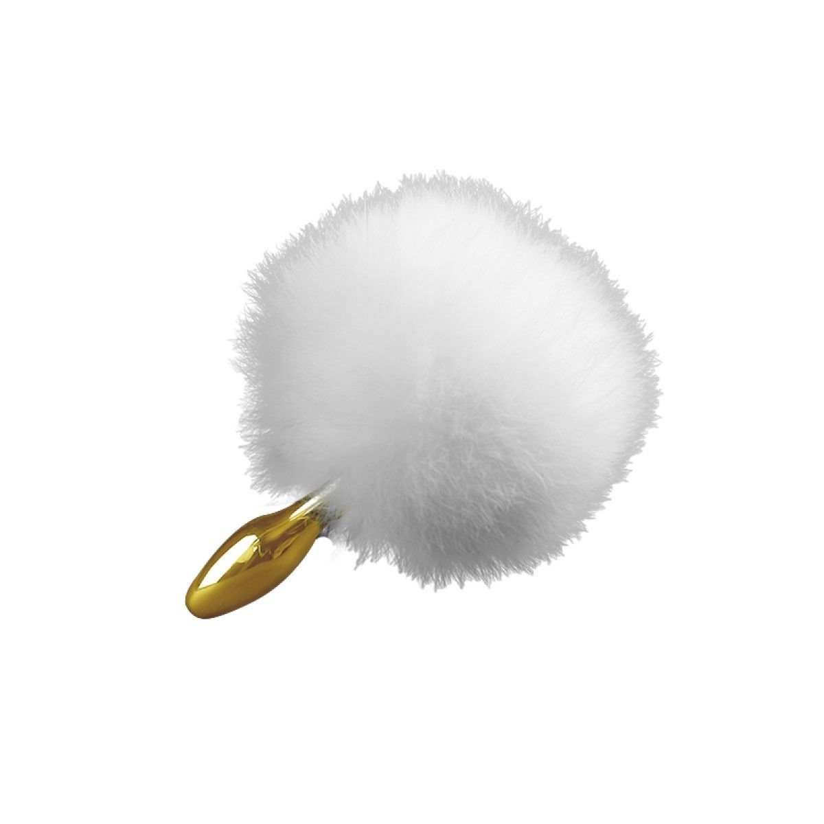 Metalowy Korek Z Króliczym Ogonkiem Upko Rabbit Fur Bunny Tail Small Butt Plug UPKO