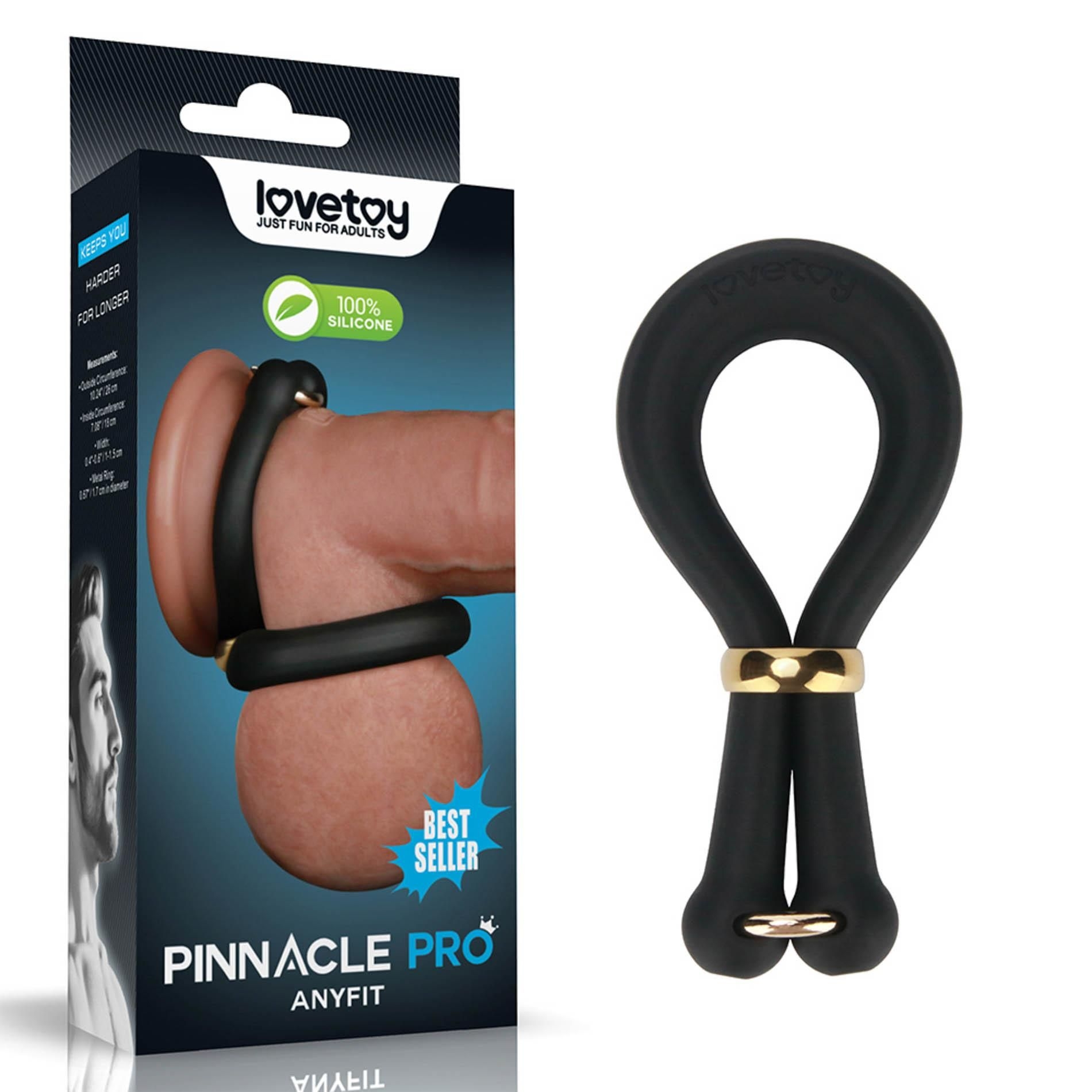 Pierścień Erekcyjny Pinnacle Pro Anyfit Stretcher Lovetoy | 100% ORYGINAŁ| DYSKRETNA PRZESYŁKA