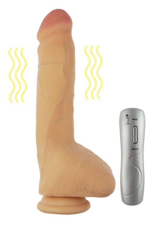 Realistyczny Wibrator Zeus Cyber Skóra 25cm