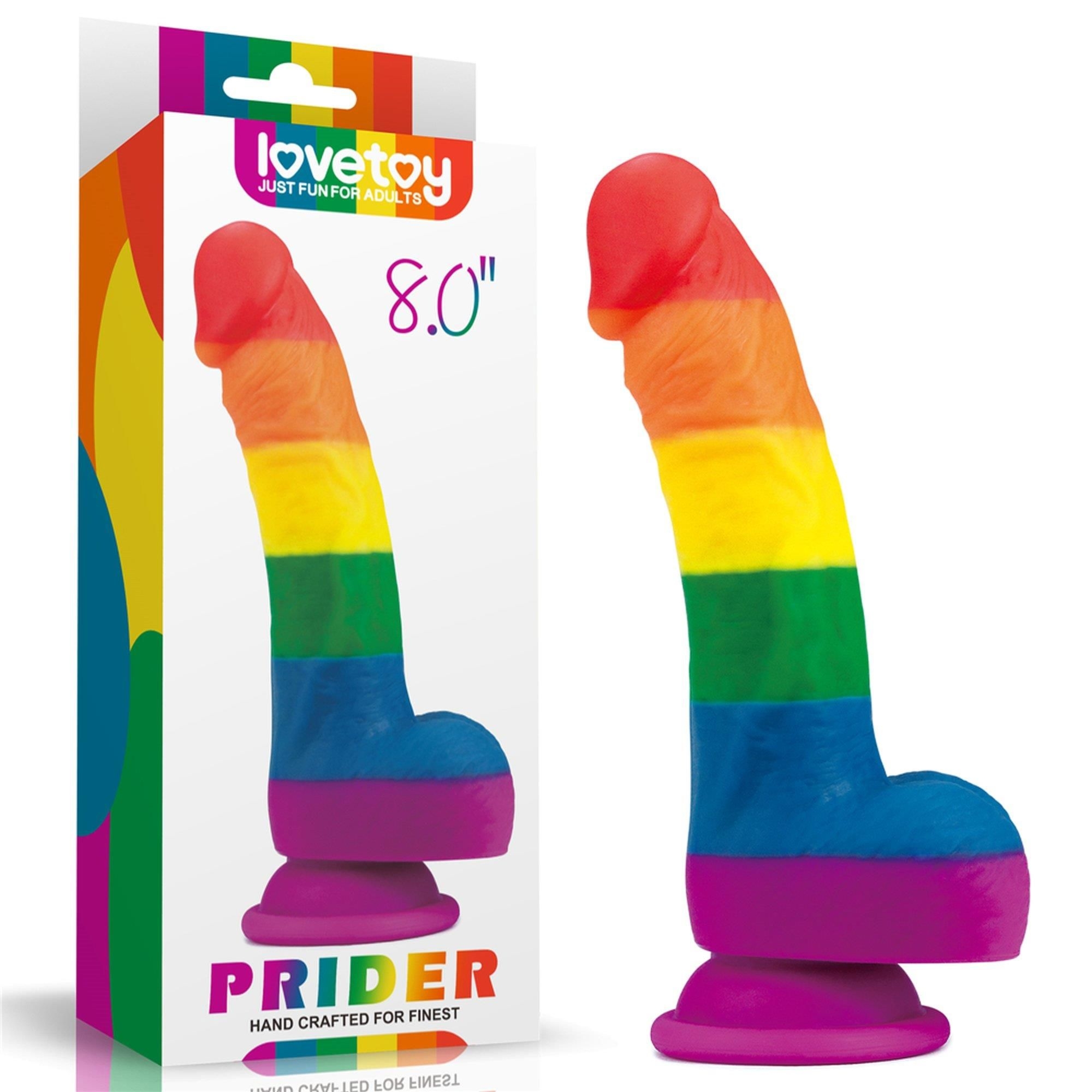 Dildo z Przyssawką Prider Lovetoy 20,3 Cm | 100% ORYGINAŁ