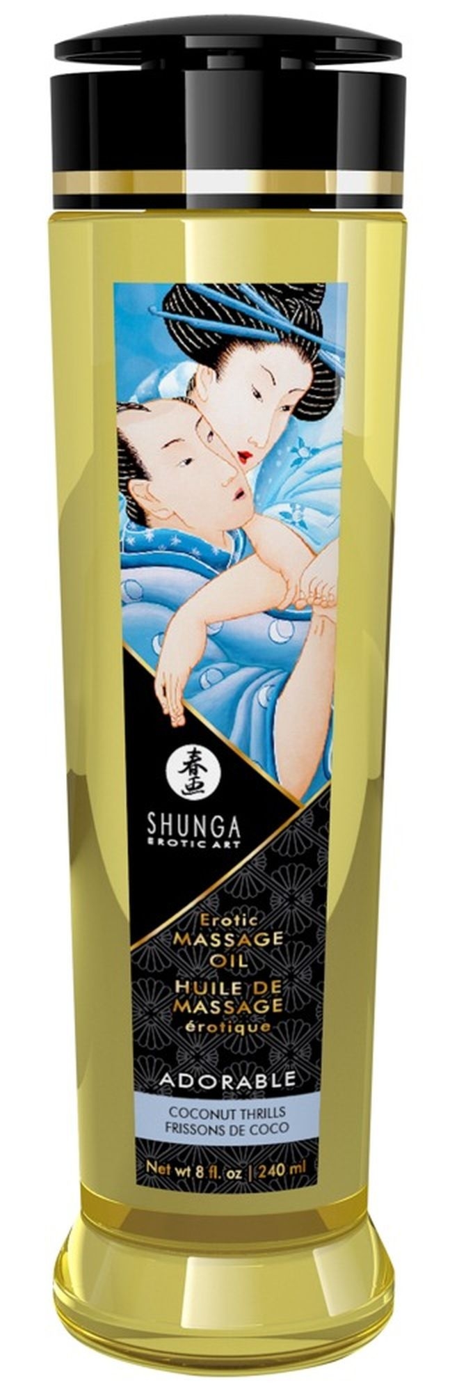 Erotic Massage Oil Adorable/ Coconut Thrills 240Ml Shunga | 100% ORYGINAŁ