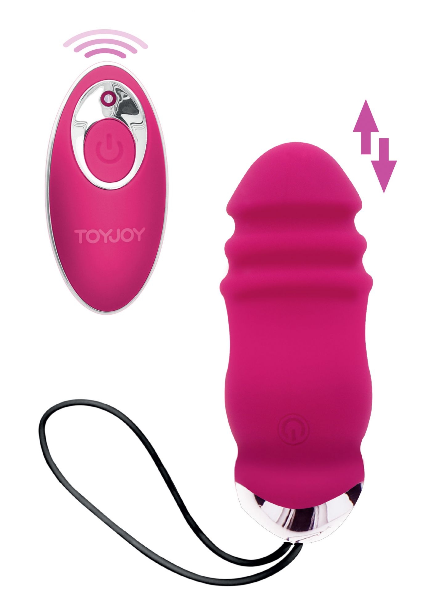Wibrujące Jajeczko z Pulsacjami USB Różowy | 100% ORYGINAŁ| DYSKRETNA PRZESYŁKA
