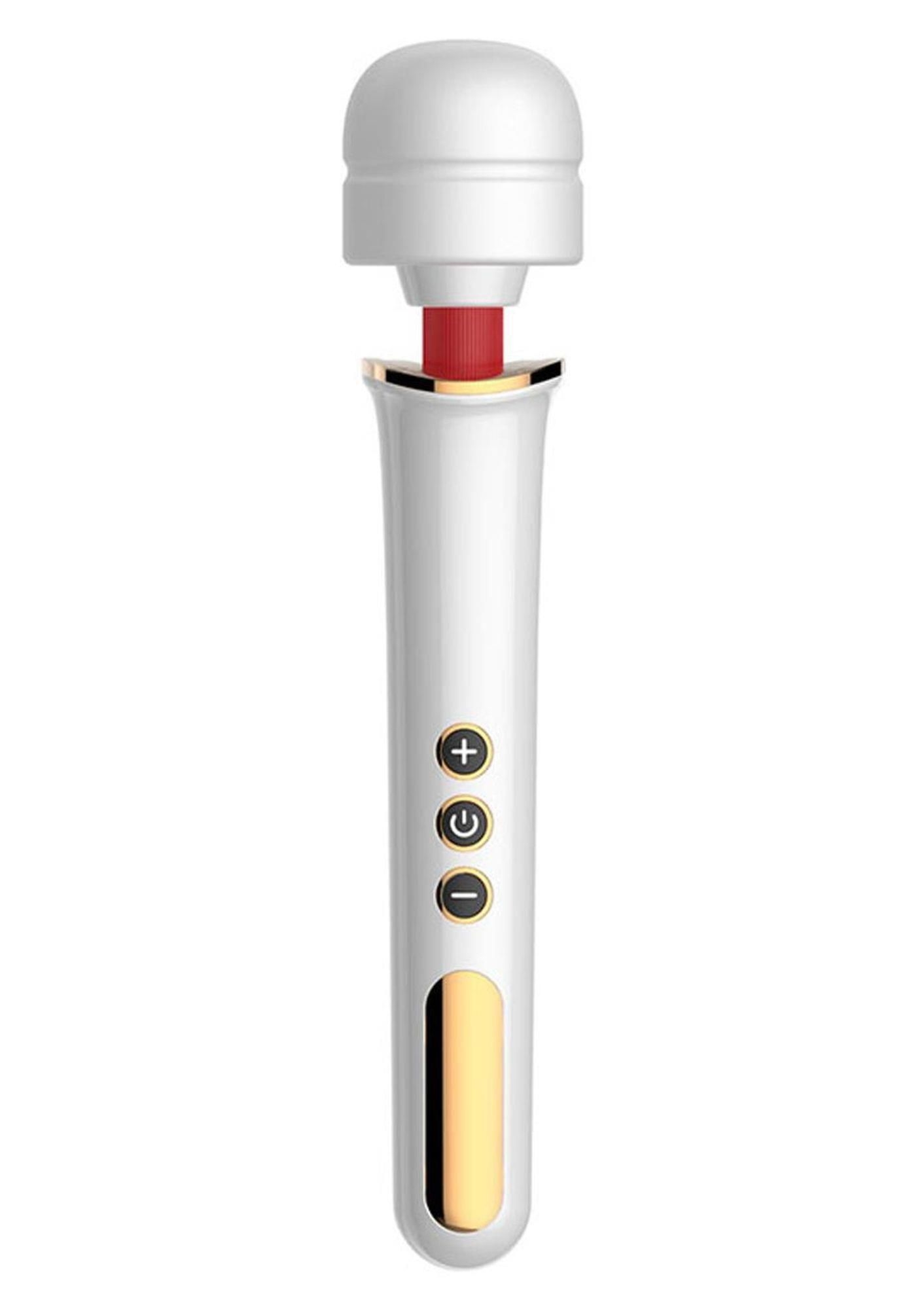 Masażer Wibracyjny Massager Super Powerful B-Series Magic 10 Funkcji USB Biały | 100% ORYGINAŁ| DYSKRETNA PRZESYŁKA