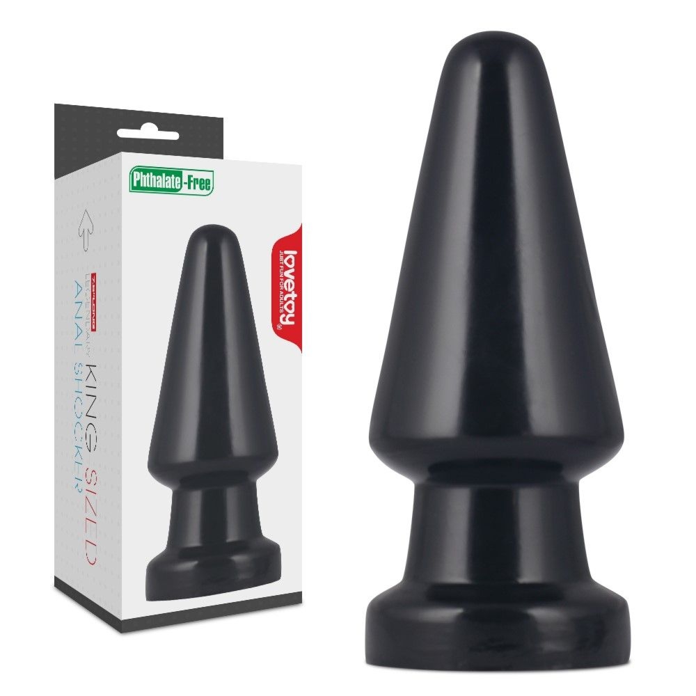 Korek Analny King-Sized Anal Shocker 19cm Czarny | 100% ORYGINAŁ| DYSKRETNA PRZESYŁKA