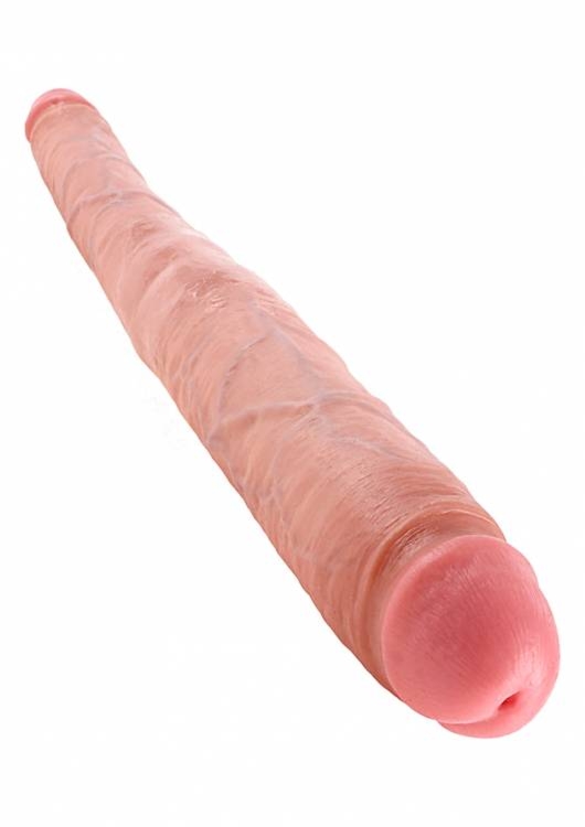 Podwójne Zwężające się Dildo 40,6cm Cielisty