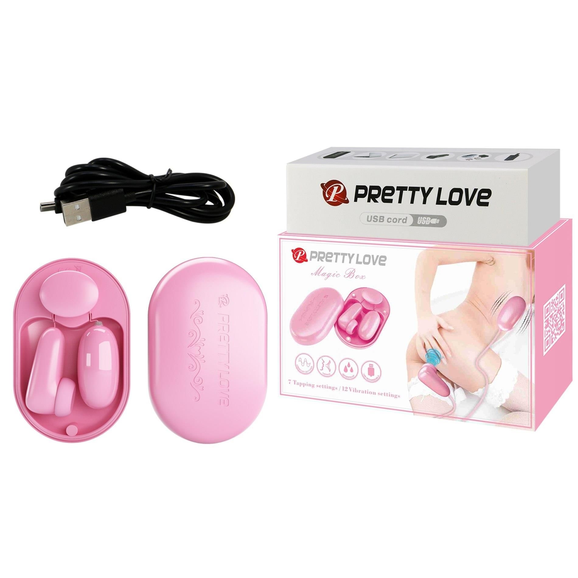 Stymulator Łechtaczki Magic Box Pink Pretty Love Sterowany Zdalnie Różowy | 100% ORYGINAŁ