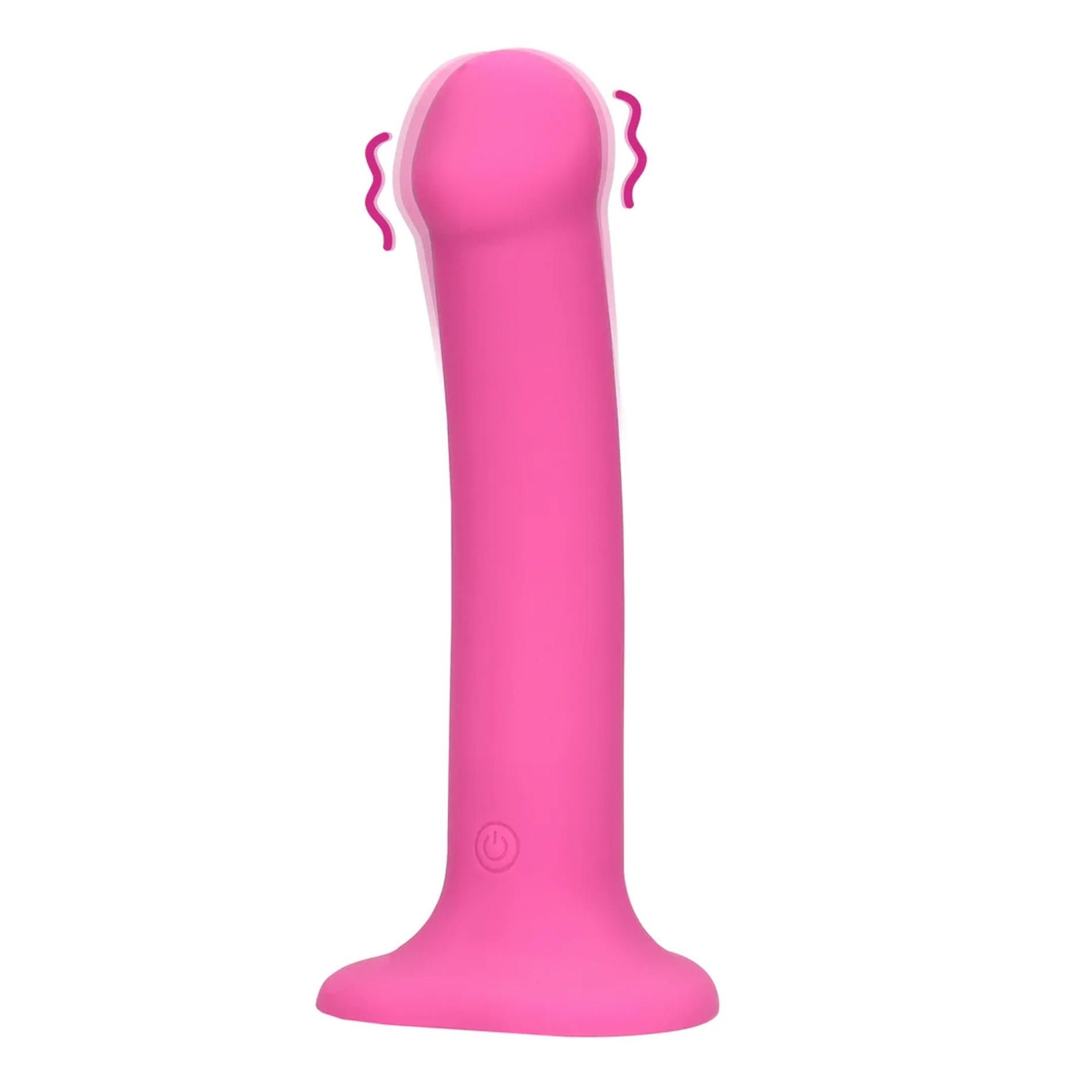 Wibrator Klasyczny Loveline Non-Phallic Średni Intensywny Róż | 100% ORYGINAŁ| DYSKRETNA PRZESYŁKA