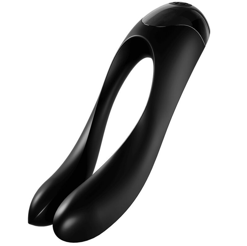 Wibrator na palec Satisfyer Candy Cane Black