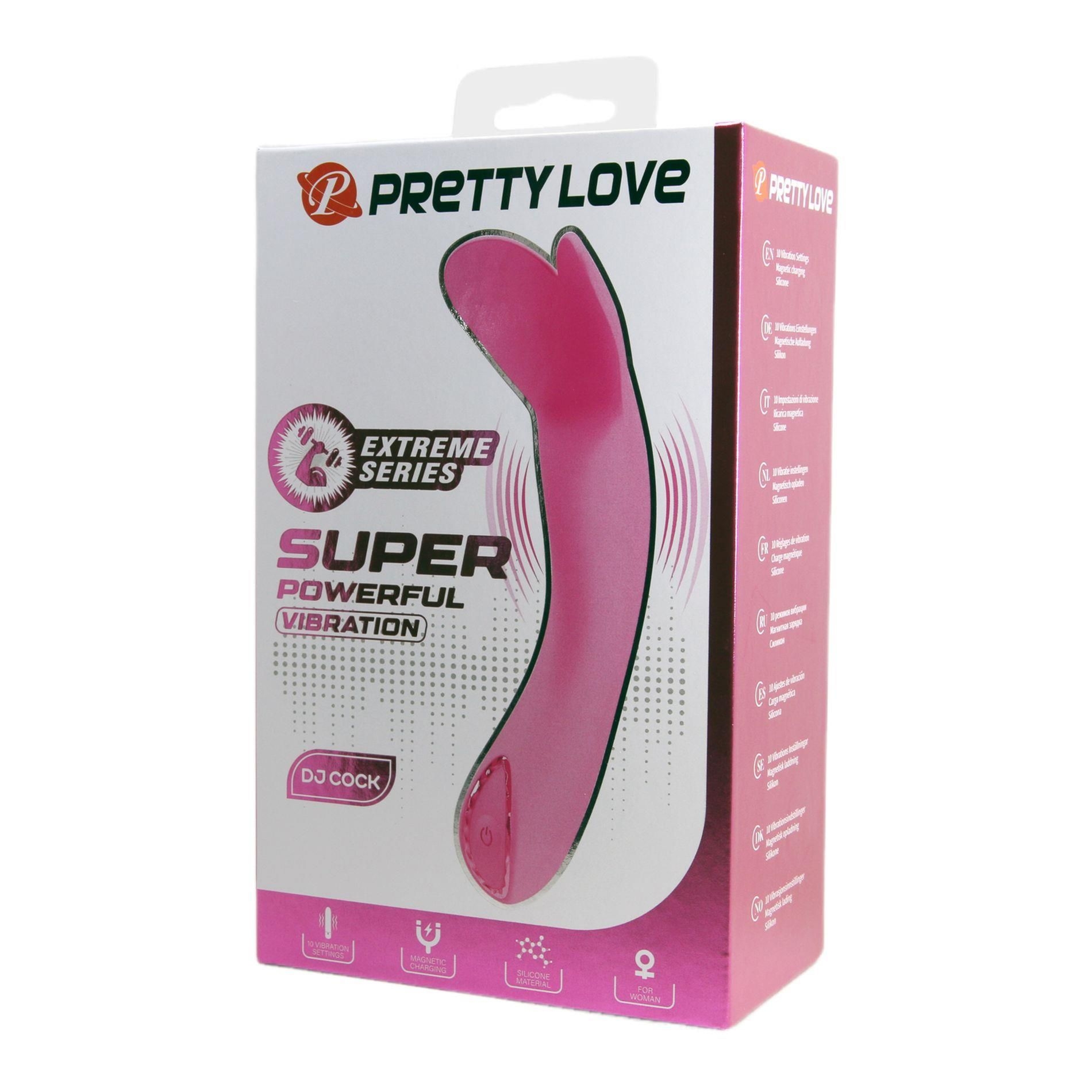 Stymulator Łechtaczki DJ COCK Pretty Love Ładowany USB | 100% ORYGINAŁ