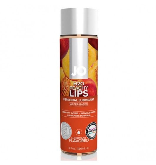 Lubrykant Jadalny O Smaku Brzoskwiniowym H2O Lubricant Peach 120 Ml System JO
