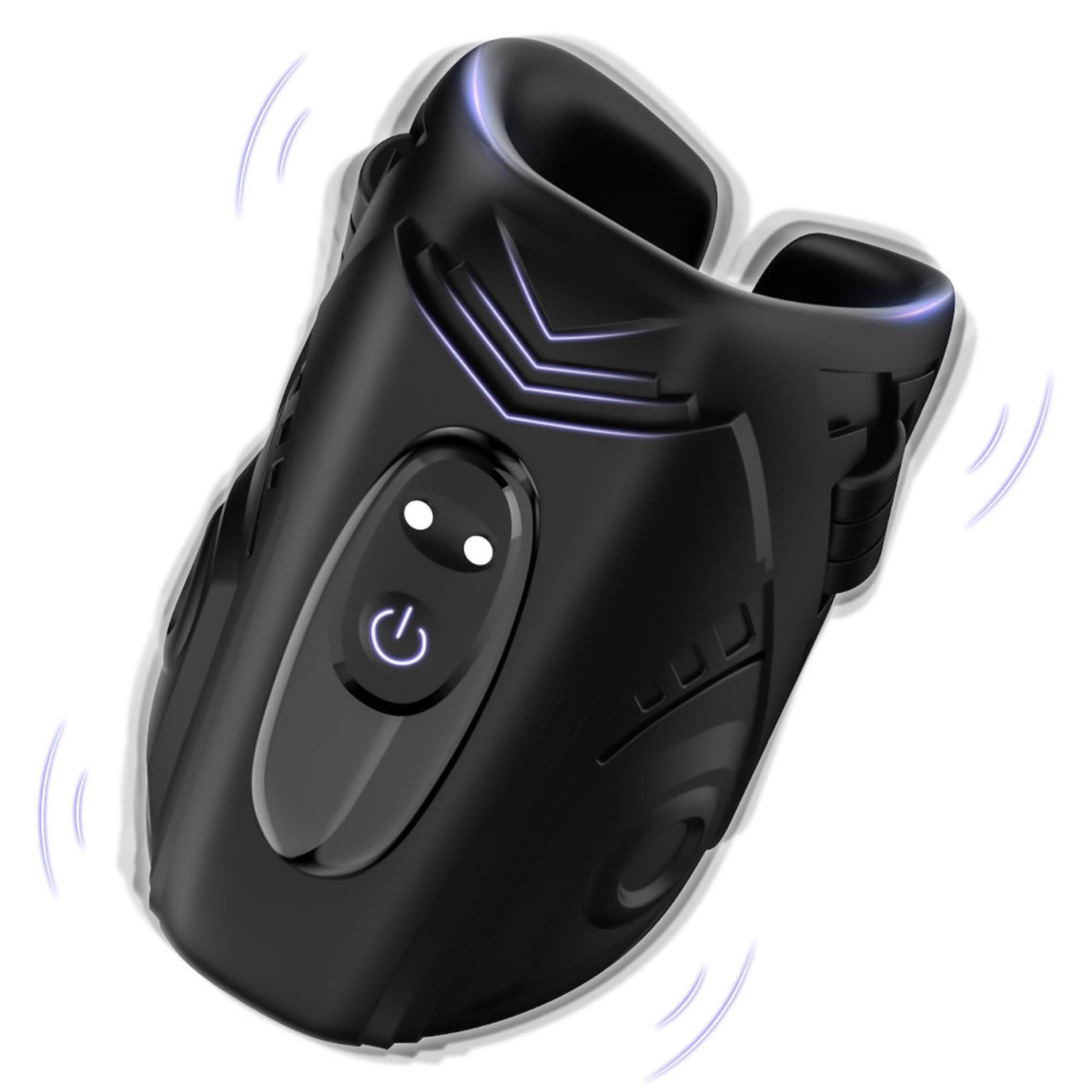 Stymulator Łechtaczki Mechwarrior Black B - Series Joy Czarny | 100% ORYGINAŁ