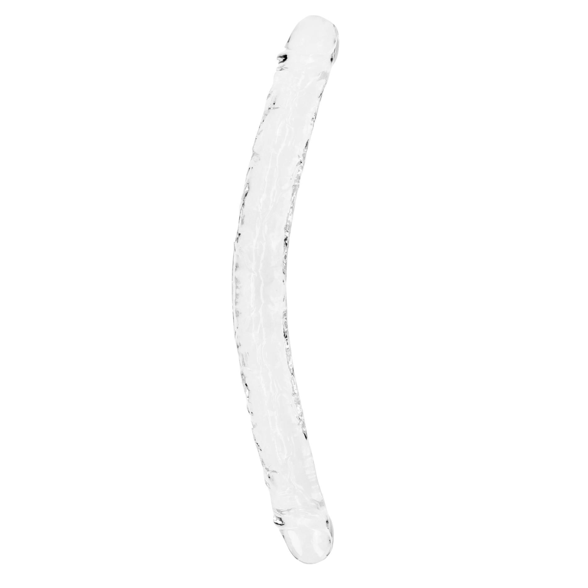 Podwójne Dildo Realistic Double Dong 45 cm Przeźroczysty