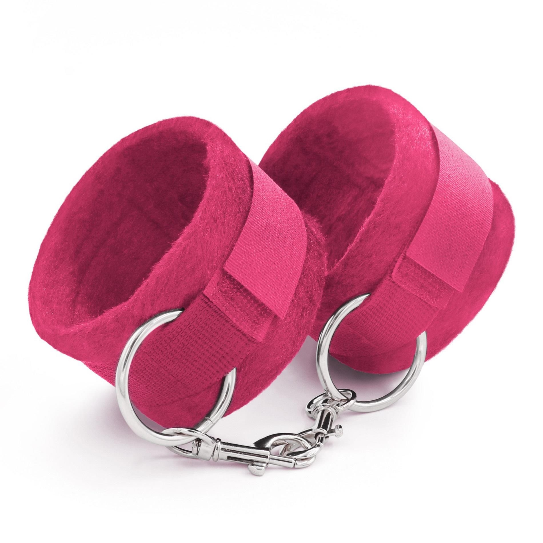 Kajdanki Bdsm Tough Love Velcro Handcuffs With Extra 40cm Chain Pink Crushi | 100% ORYGINAŁ