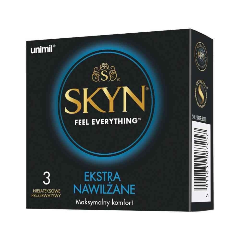 Prezerwatywy Nielateksowe Ultracienkie i Dodatkowo Nawilżane SKYN Elite Extra Lube 3 szt.