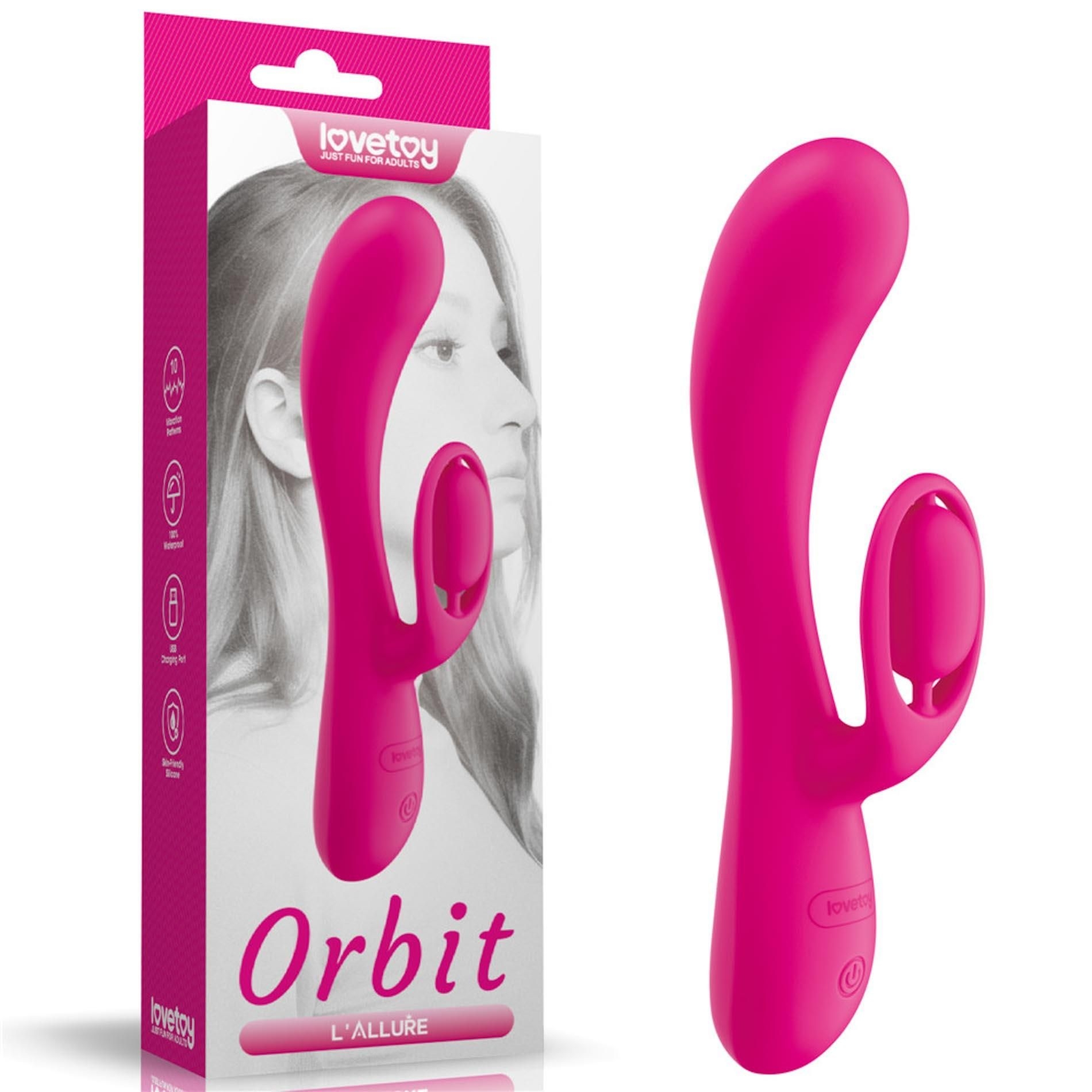 Wibrator Króliczek L'allure Swirl Rechargeable Lovetoy Ładowany USB