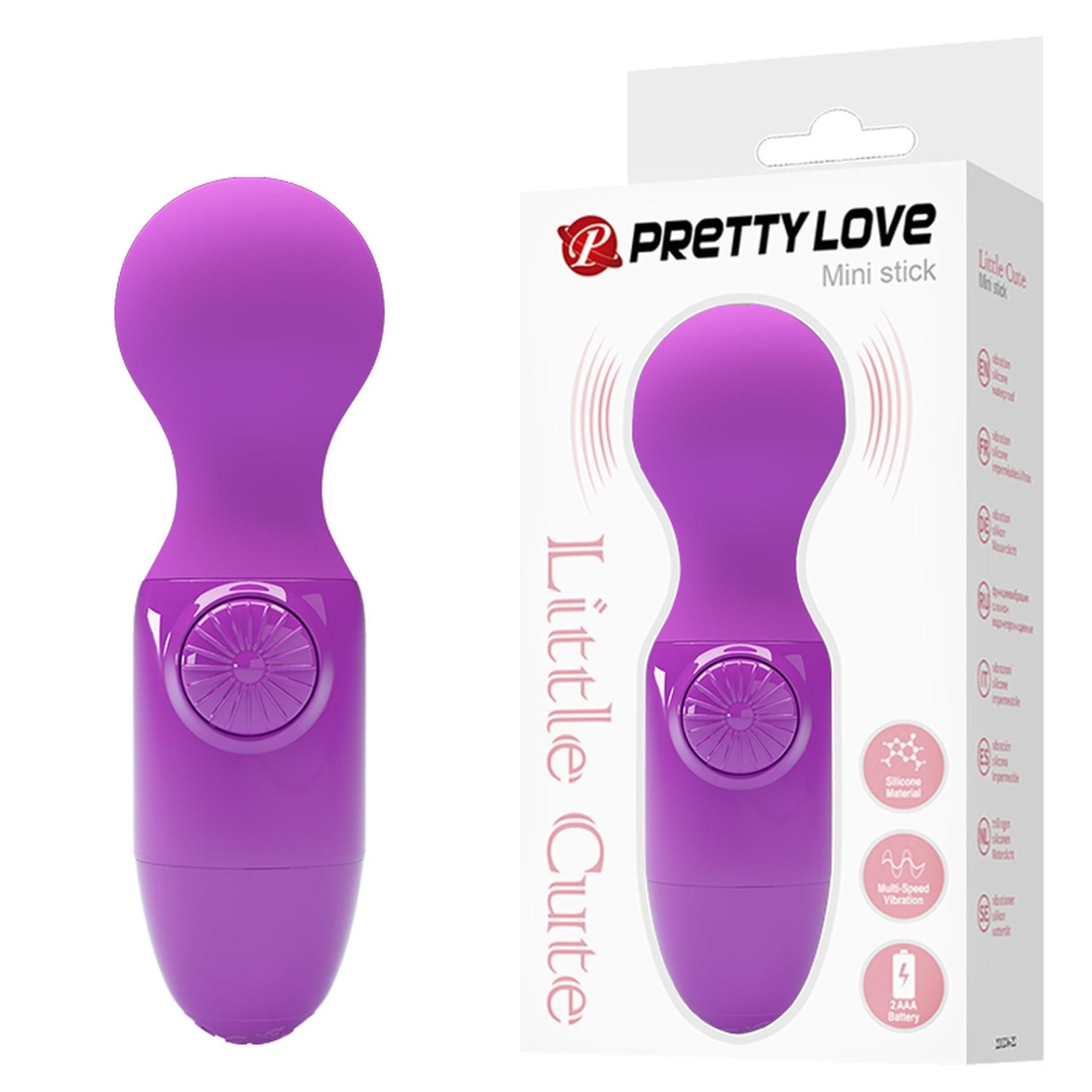 Wibrator Mini Stick Purple Pretty Love Fioletowy | 100% ORYGINAŁ