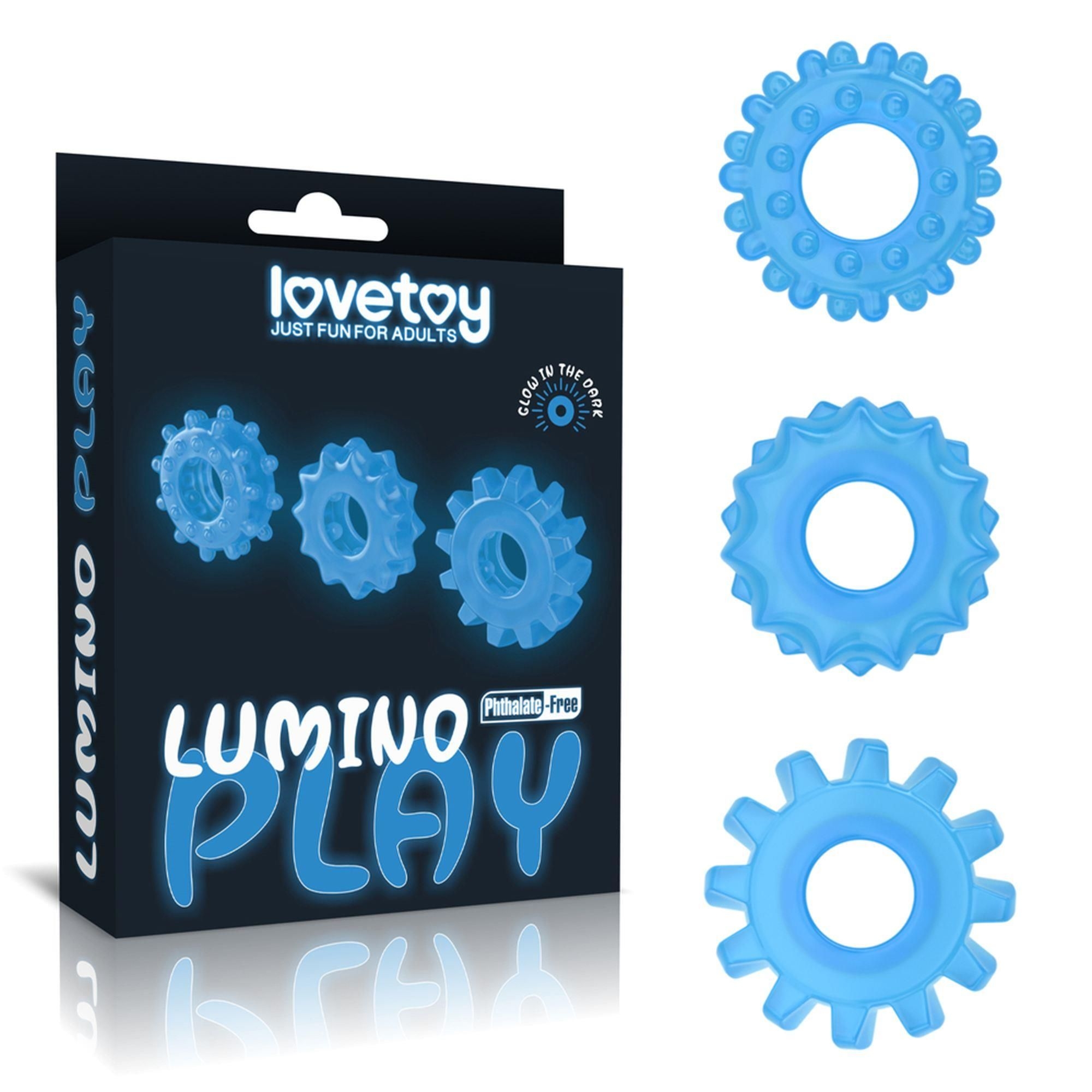 Pierścień Erekcyjny Lumino Play Penis Lovetoy | 100% ORYGINAŁ| DYSKRETNA PRZESYŁKA