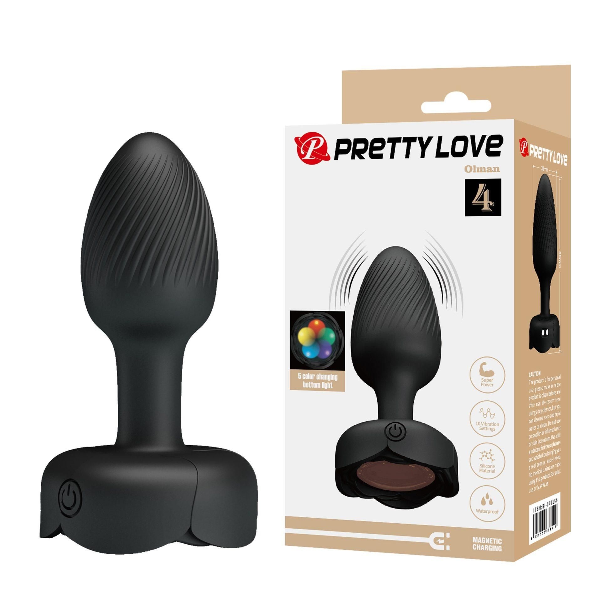 Wibrujący Korek Analny Olman Pretty Love Wibrujący | 100% ORYGINAŁ| DYSKRETNA PRZESYŁKA