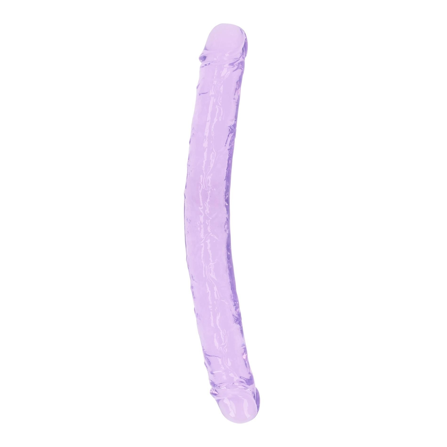 Dwustronne Dildo Realistic Double Dong 34cm Fioletowy