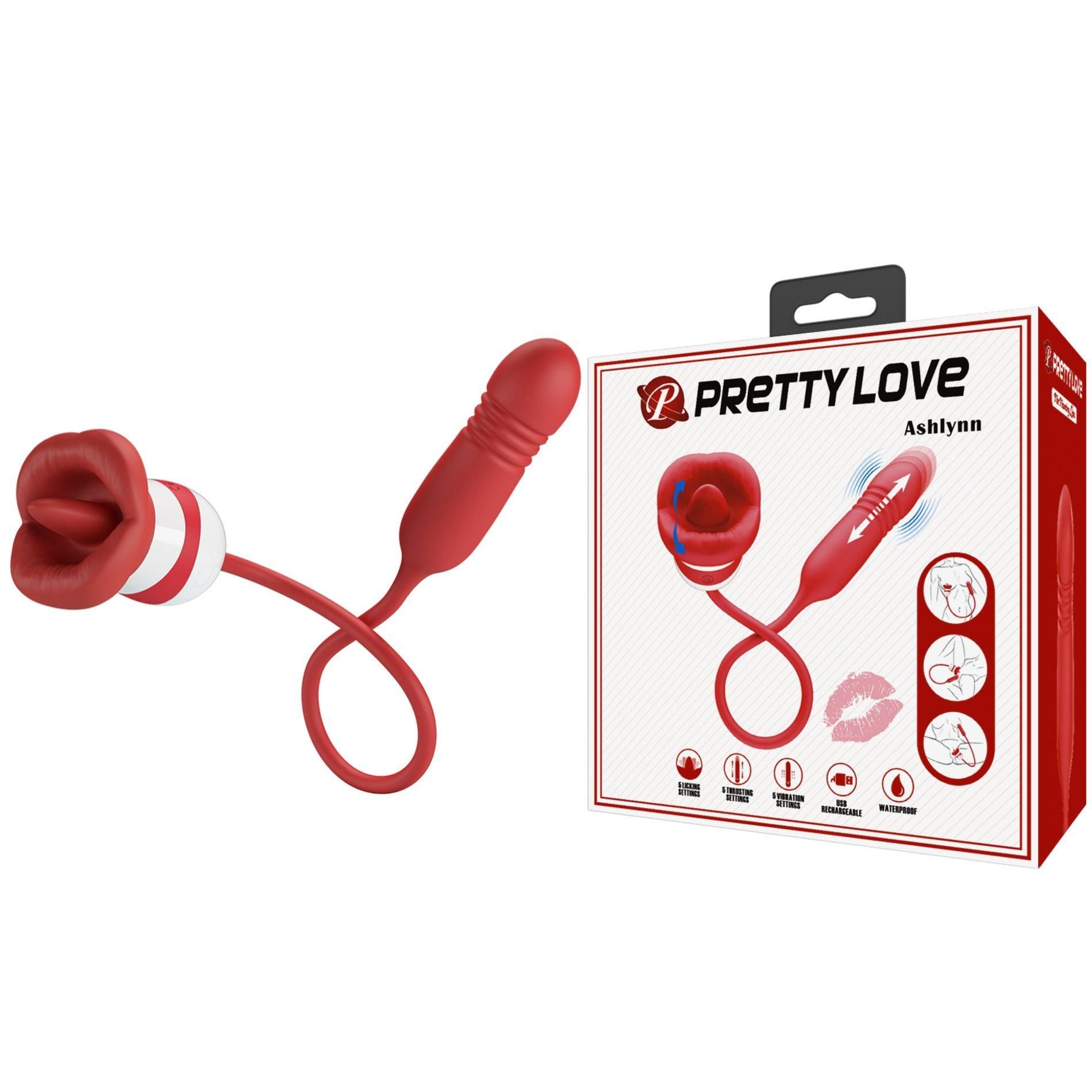 Stymulator Łechtaczki Ashlynn Pretty Love Posuwisty | 100% ORYGINAŁ| DYSKRETNA PRZESYŁKA