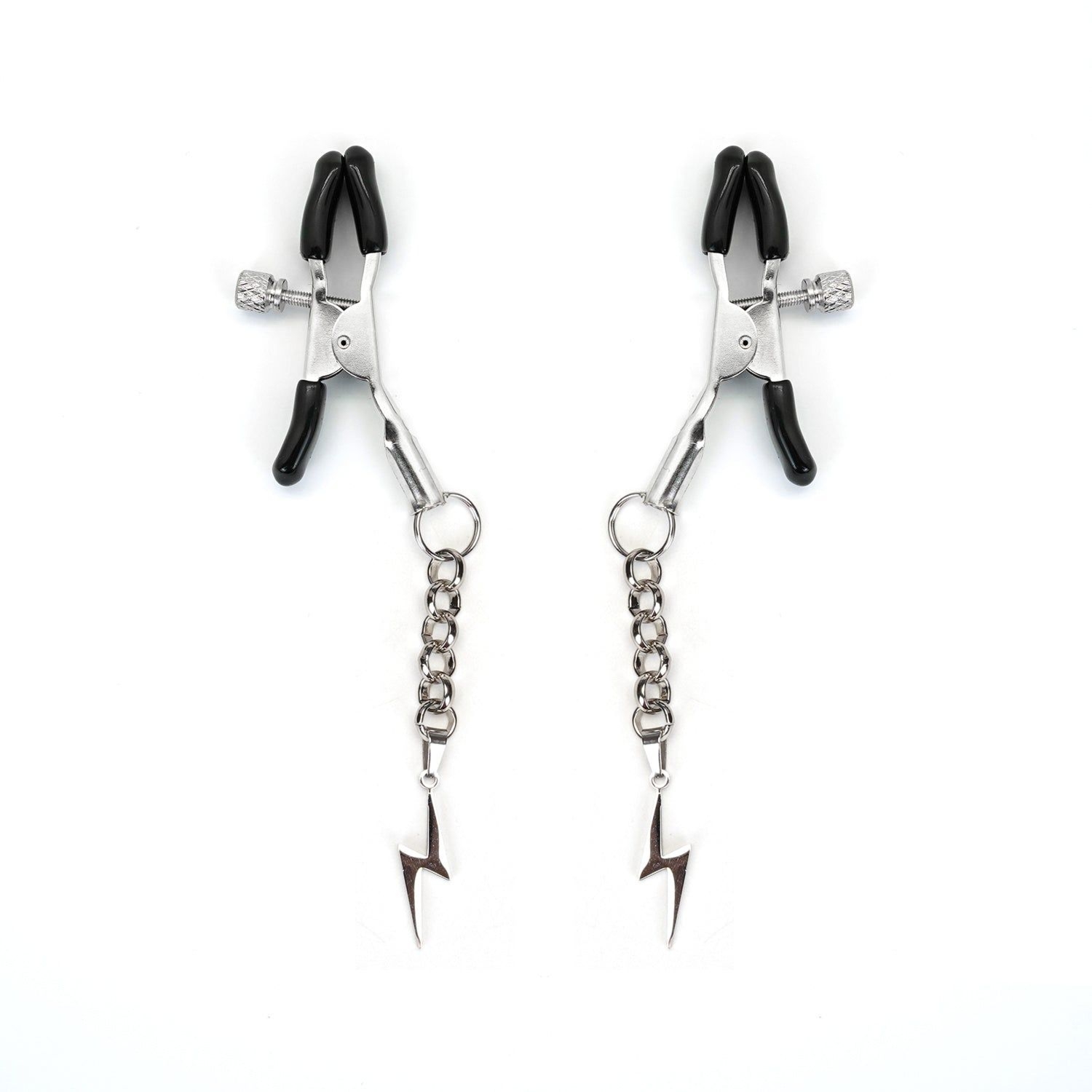 Klamerki Na Sutki Silver Lightning Nipple Clamps Liebe Seele