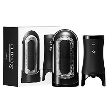 Masturbator Flip Zero Evr Electronic Vibrotation Black Tenga