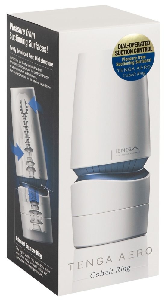 Masturbator Aero Cobalt Ring Tenga