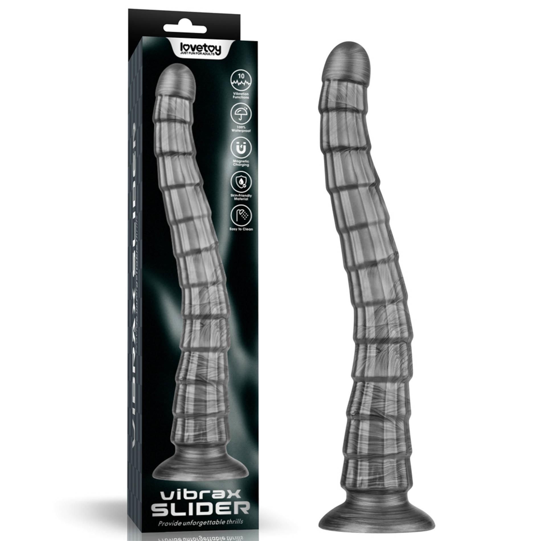 Korek Analny King Sized Vibrax Slider Lovetoy Wibrujący 36,8 Cm | 100% ORYGINAŁ| DYSKRETNA PRZESYŁKA