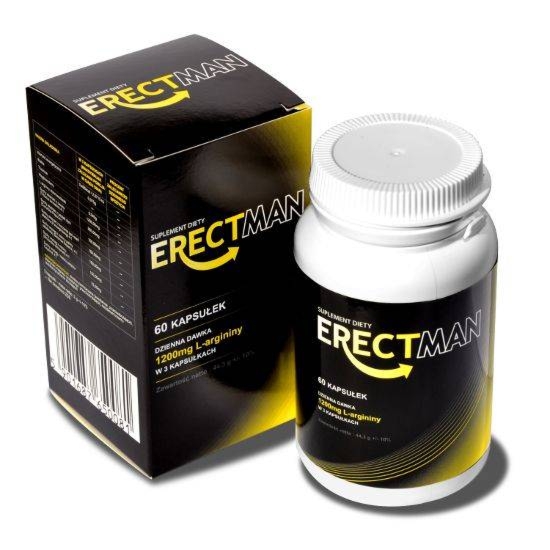 ERECTMAN Silniejsza i Trwalsza Erekcja 60 caps. | 100% ORYGINAŁ