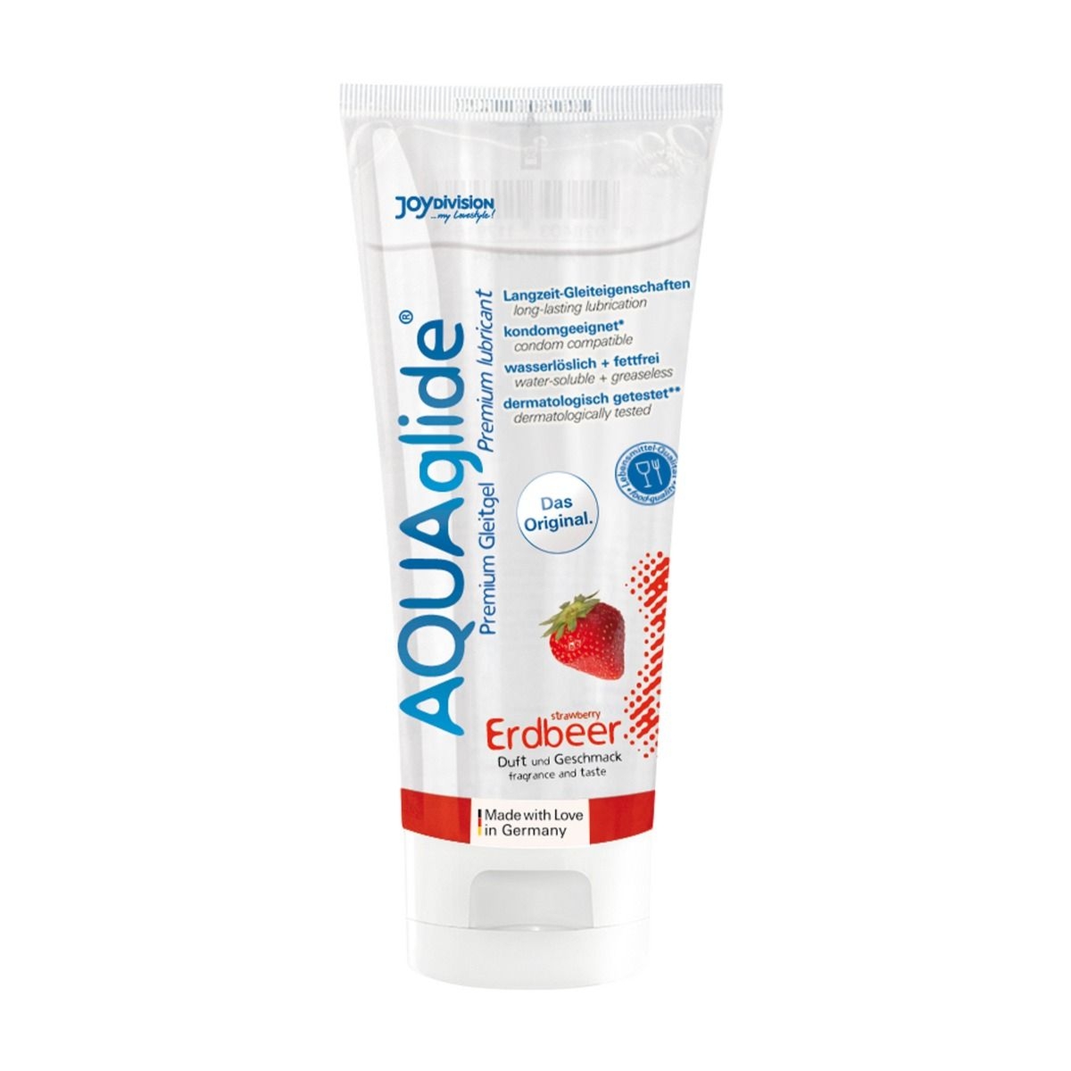 Lubrykant Wodny O Smaku Truskawkowym Aquaglide Strawberry 100 Ml JoyDivision | 100% ORYGINAŁ