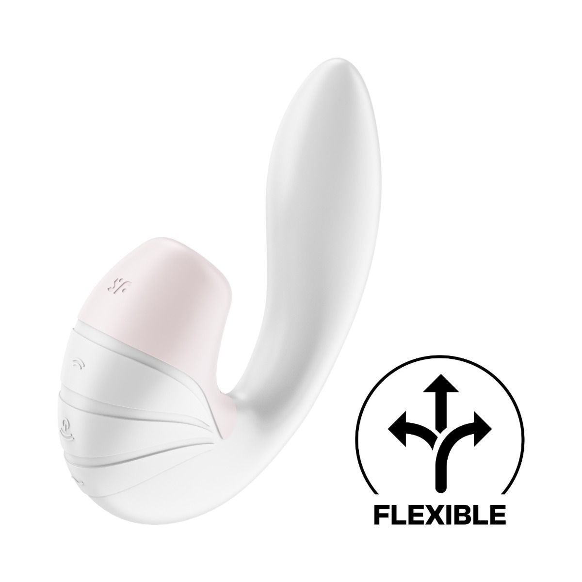 Wibrator Ze Stymulatorem Łechtaczki Supernova White Satisfyer