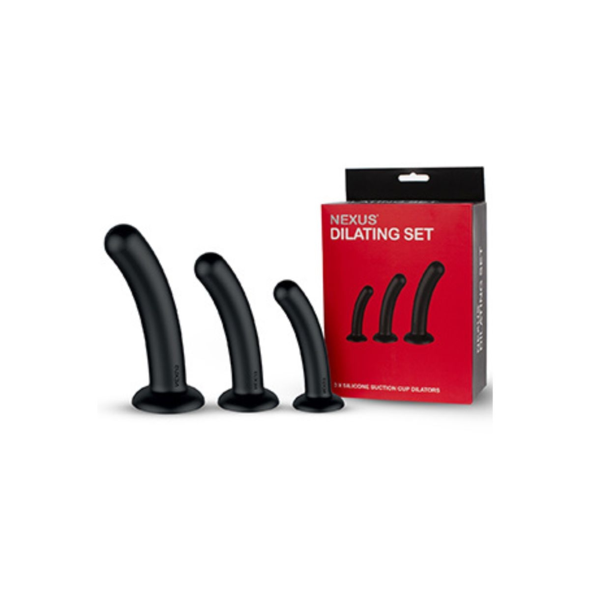 Zestaw Dilatorów Dilator Set Silicone Anal Dildos S,M,L Nexus