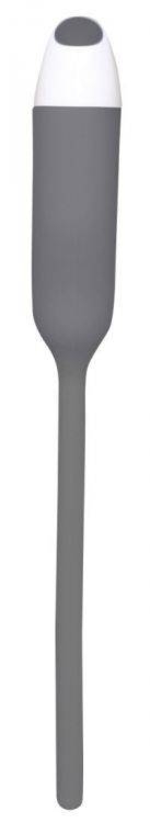 Wibrujący Silikonowy Dilator Pełny do Cewki Moczowej 6mm Szary