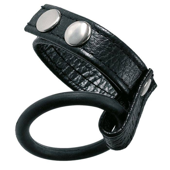 Pierścień na Penisa i Jądra - Skóra | 100% ORYGINAŁ